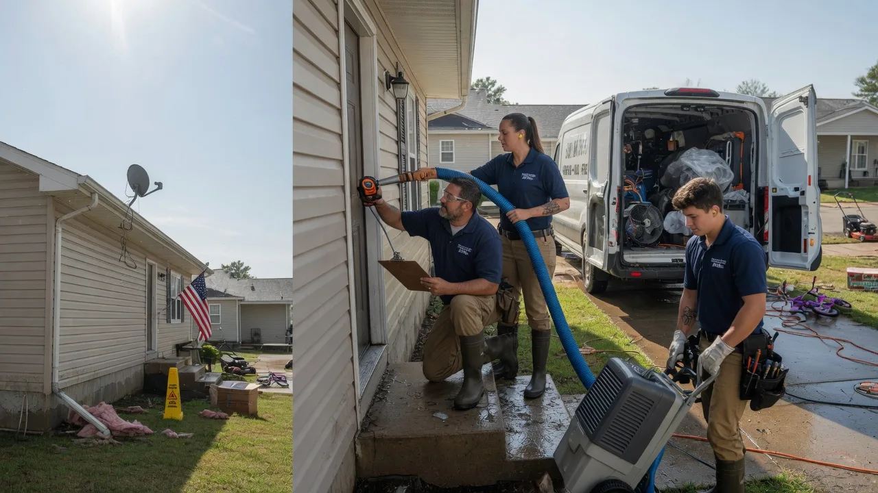 Ceiling Water Damage Restoration in Tecumseh, OK near me